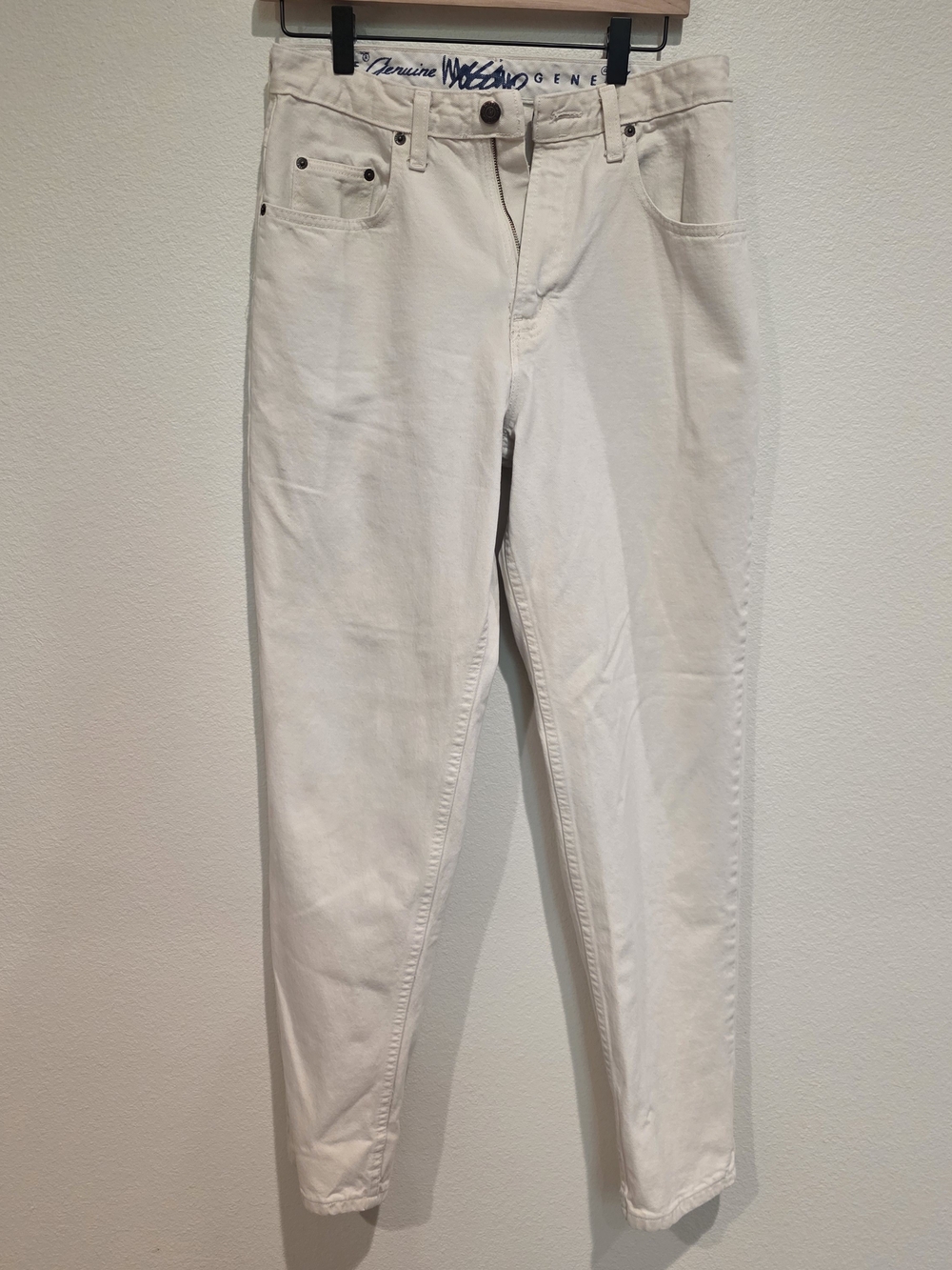 Vintage 90's Mossimo Off White Straight Leg Women’s Jeans